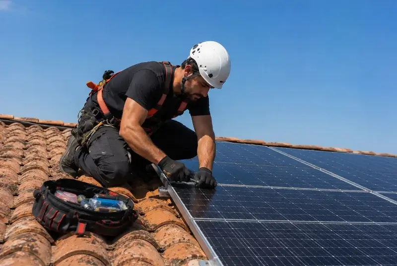 Maintenance et monitoring de panneaux solaires à Sevrier
