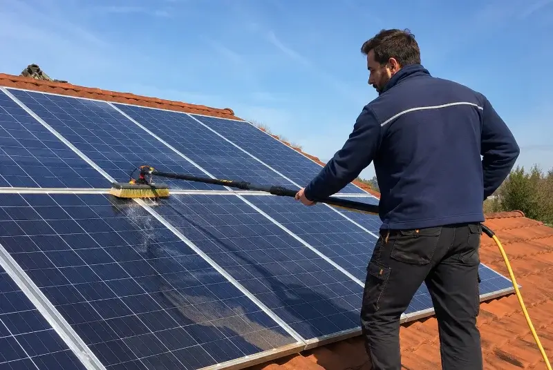 Nettoyage et entretien de panneaux solaires à Sevrier